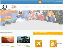 Tablet Screenshot of novatour.com.br